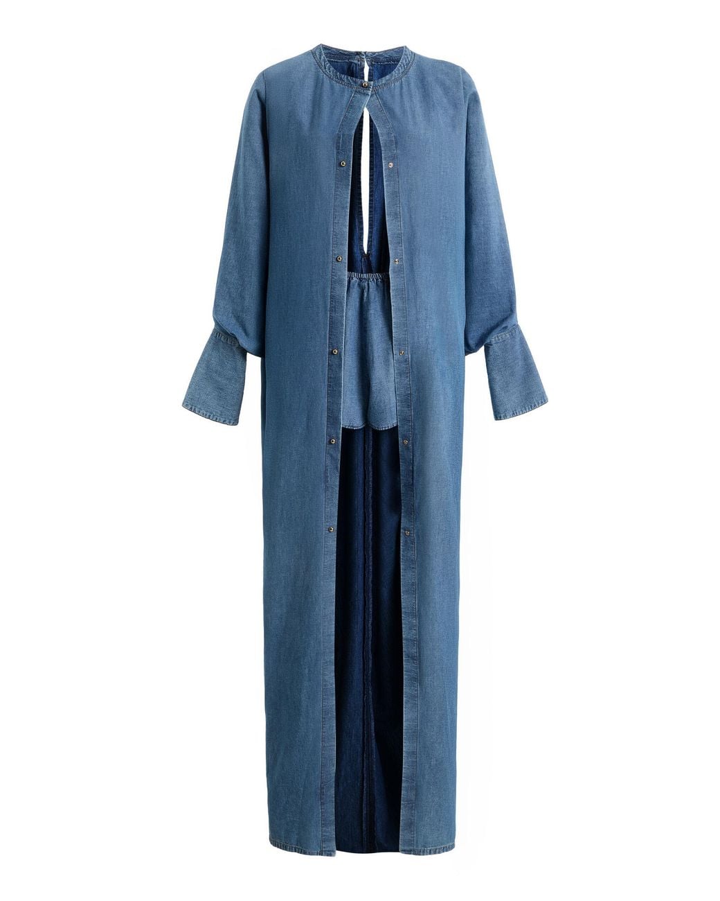 DARKPARK Blue Kasia Long Denim Shirt