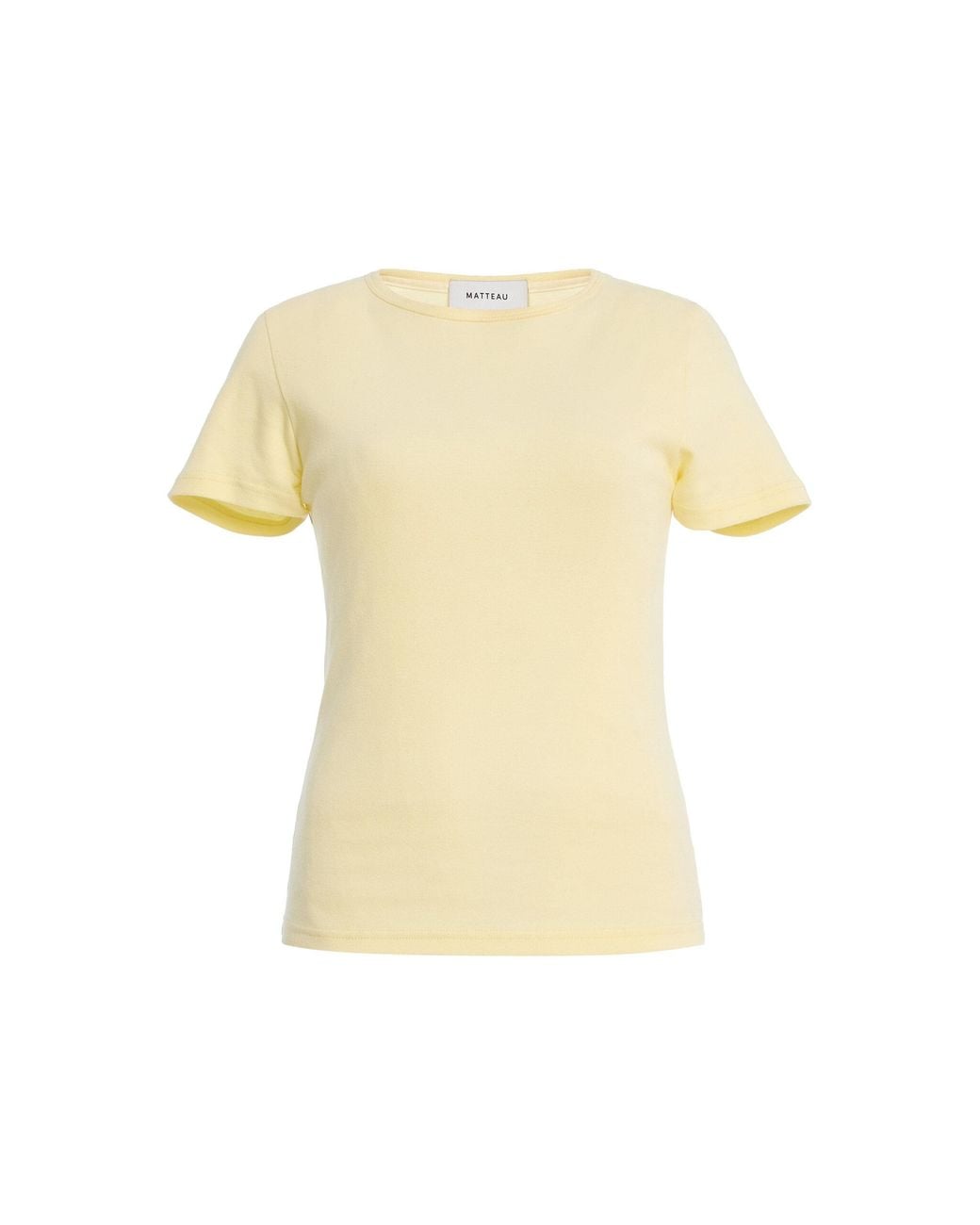 Matteau Yellow Cotton Baby T-Shirt