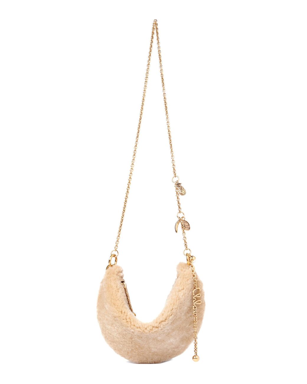 Chloé Natural Icons Shearling Bag