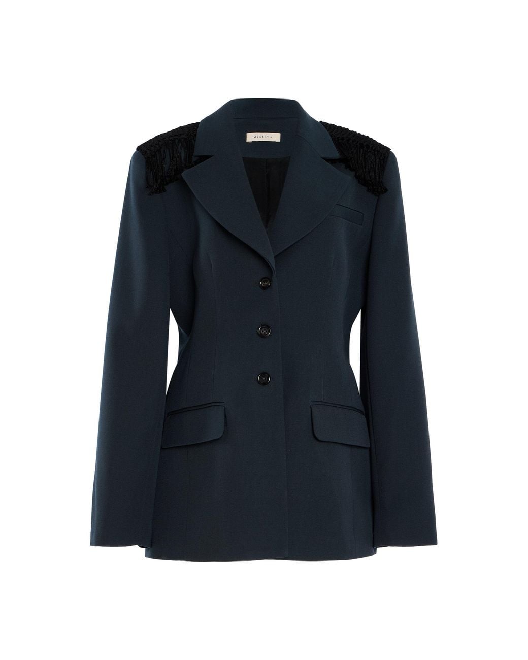 DIOTIMA Blue Garvey Mortimer Wool Twill Blazer