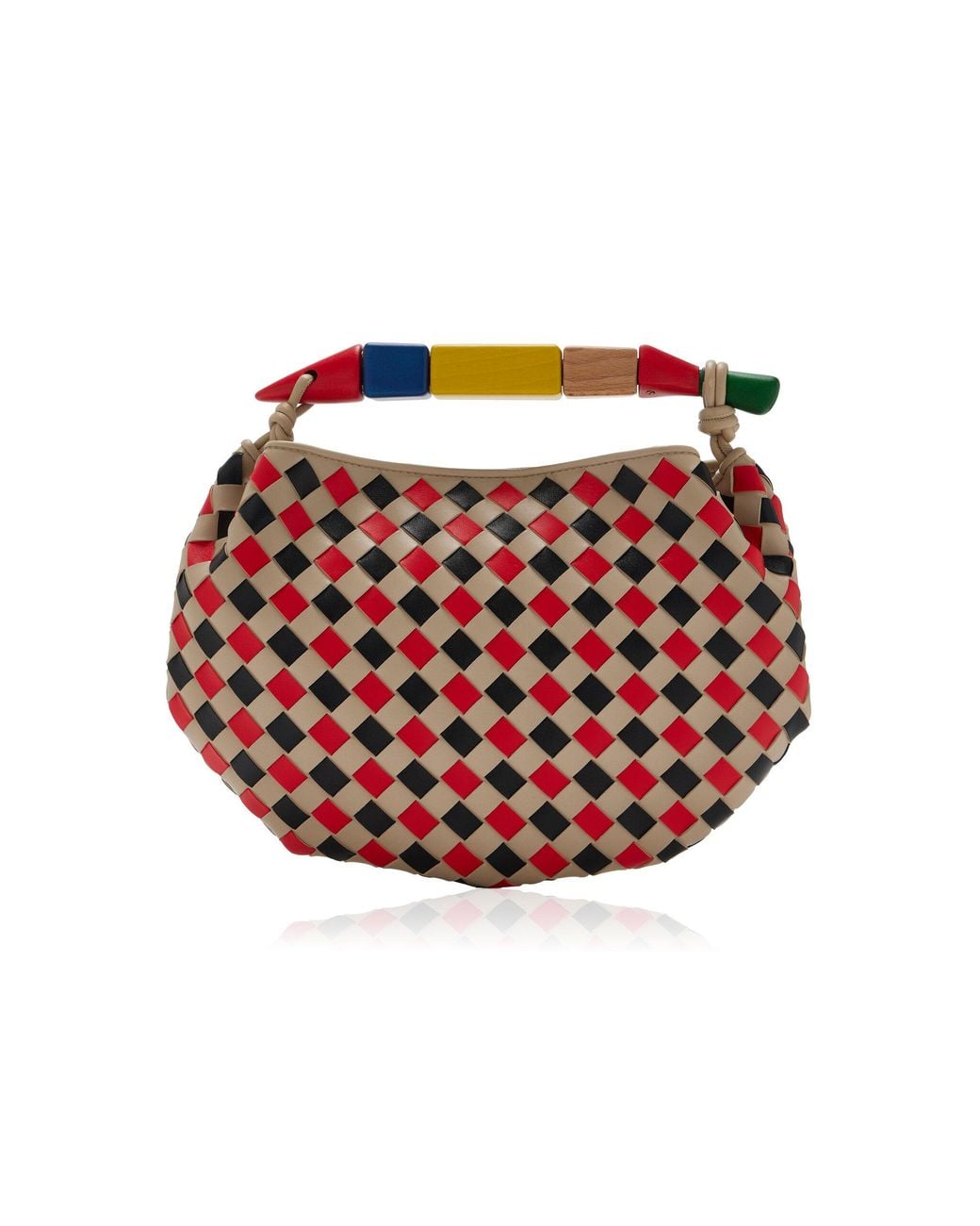 Bottega Veneta Multicolor Sardine Intrecciato Leather Top Handle Bag