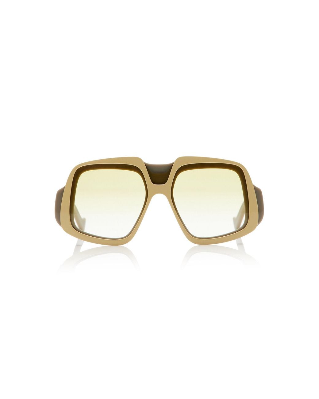 Loewe White Collage Acetate Mask Sunglasses