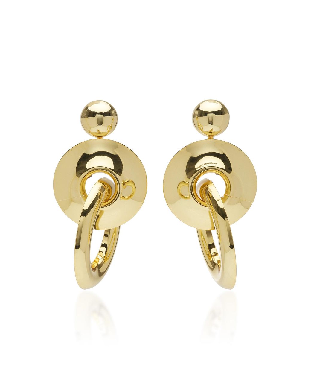Cult Gaia Sonya Earrings in Metallic Lyst