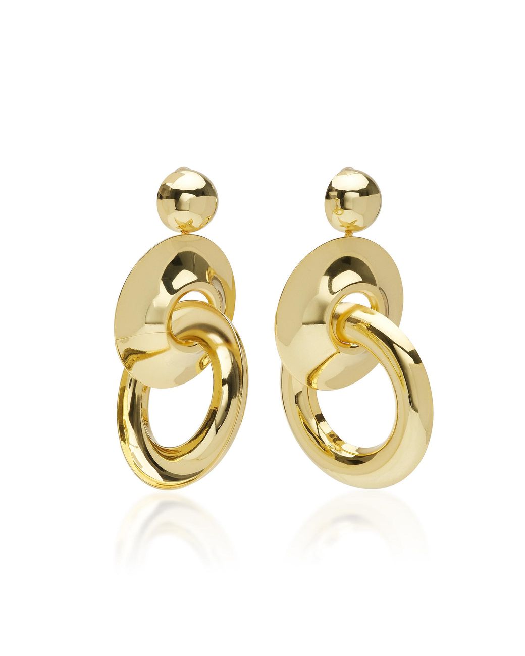 Cult Gaia Sonya Earrings in Metallic Lyst
