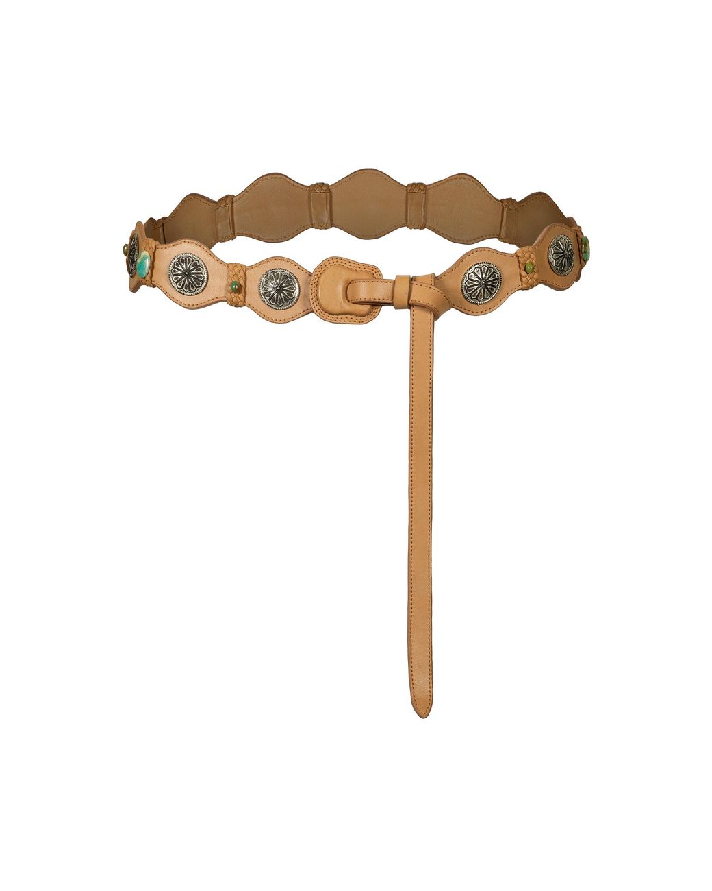 Johanna Ortiz Natural Gaucho Honor Leather Belt