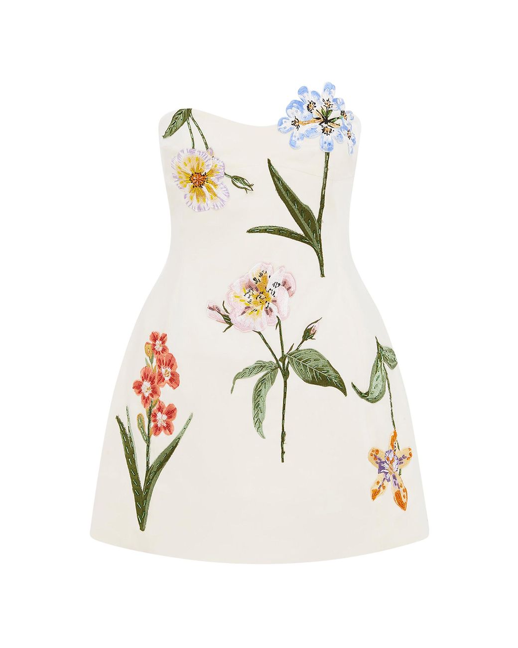 LEO LIN Rosario Embellished Mini Dress in White | Lyst LEO LIN Rosario Embellished Mini Dress in White | Lyst