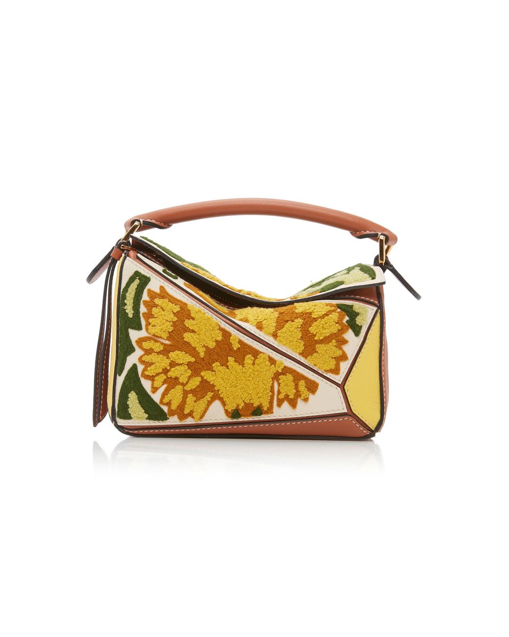 LOEWE モーガン Loewe X William De Morgan Puzzle Small Embroidered Leather