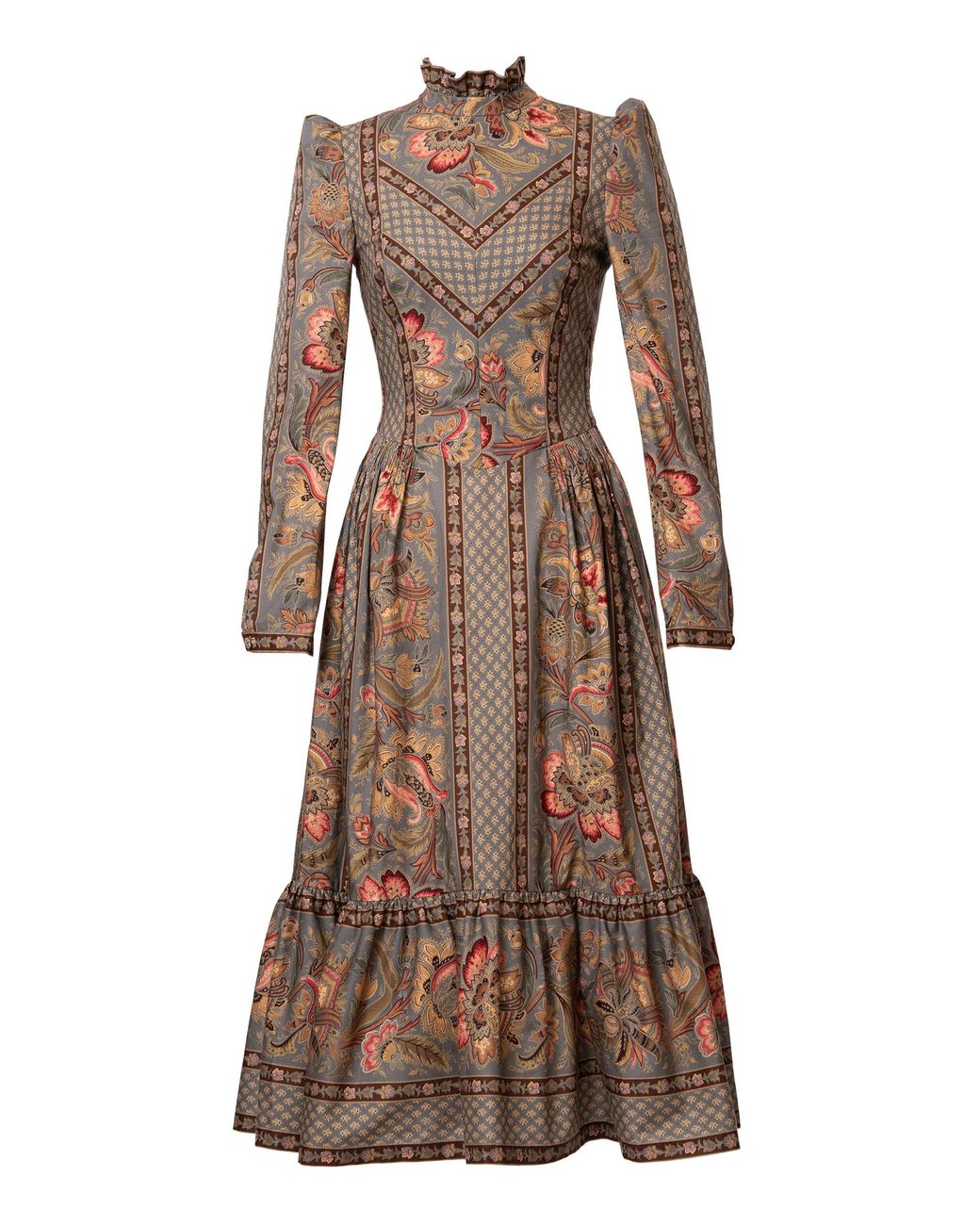 white christmas dresses Square Neck Mini Prairie Cotton Dress – Clementine main image 0
