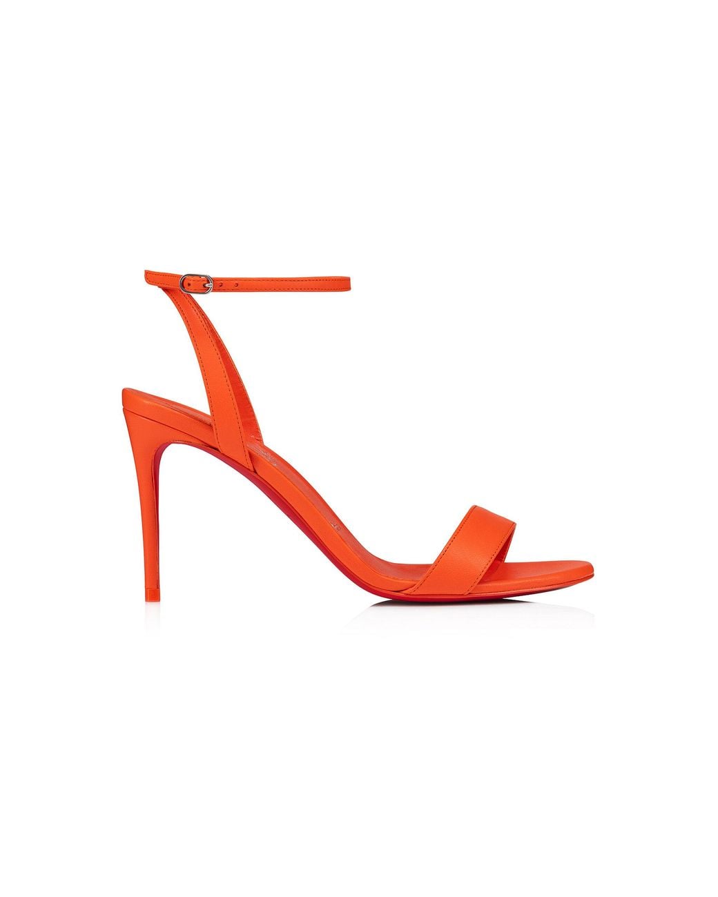 Christian Louboutin Red Loubi Girl 85mm Leather Sandals