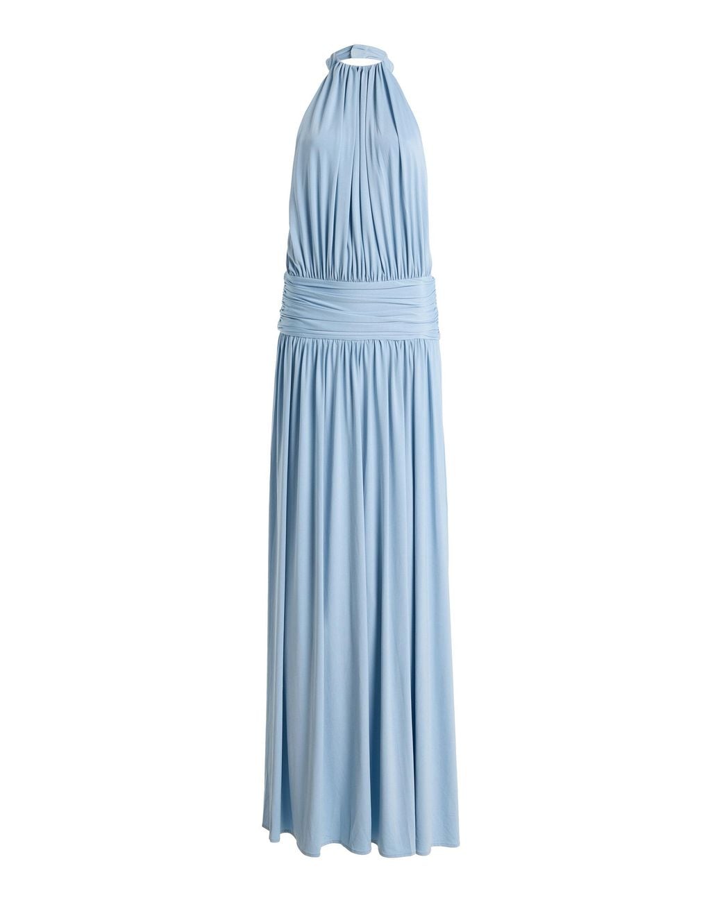 Arcina Ori Blue Exclusive Santina Crepe Maxi Dress