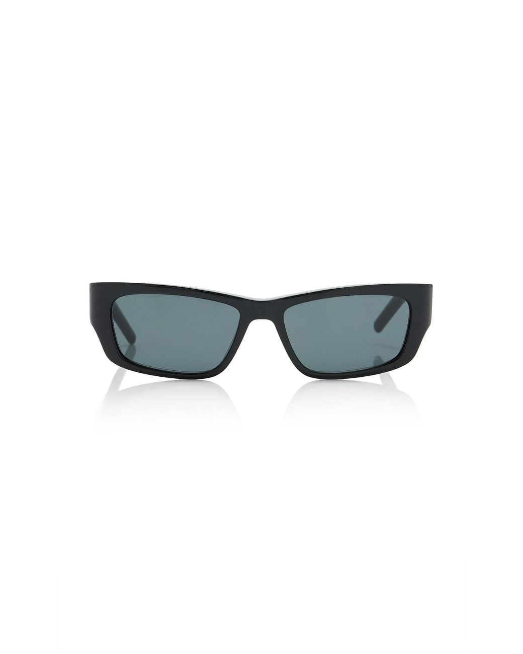 Saint Laurent Black Jazz Cat-Eye Acetate Sunglasses