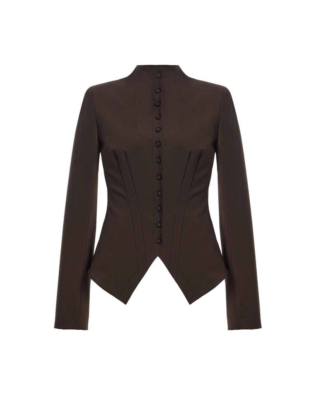 Staud Black Adrian Twill Jacket