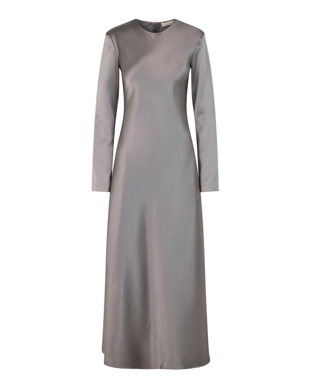 Heirlome Gray Mercedes Silk Maxi Dress