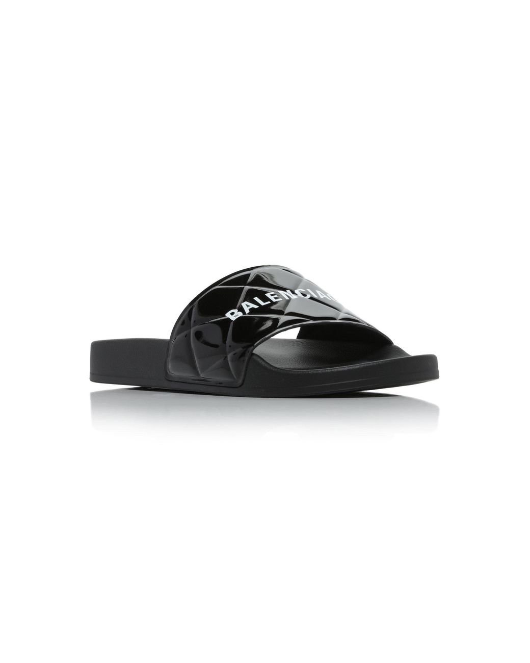 Balenciaga slides leather sales