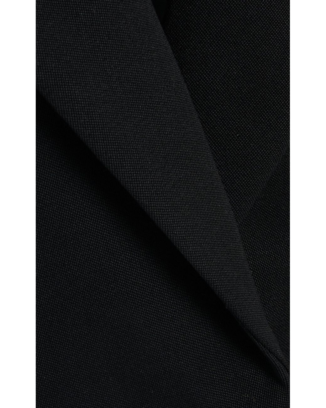 Givenchy Black Cropped Cocoon Tuxedo Jacket