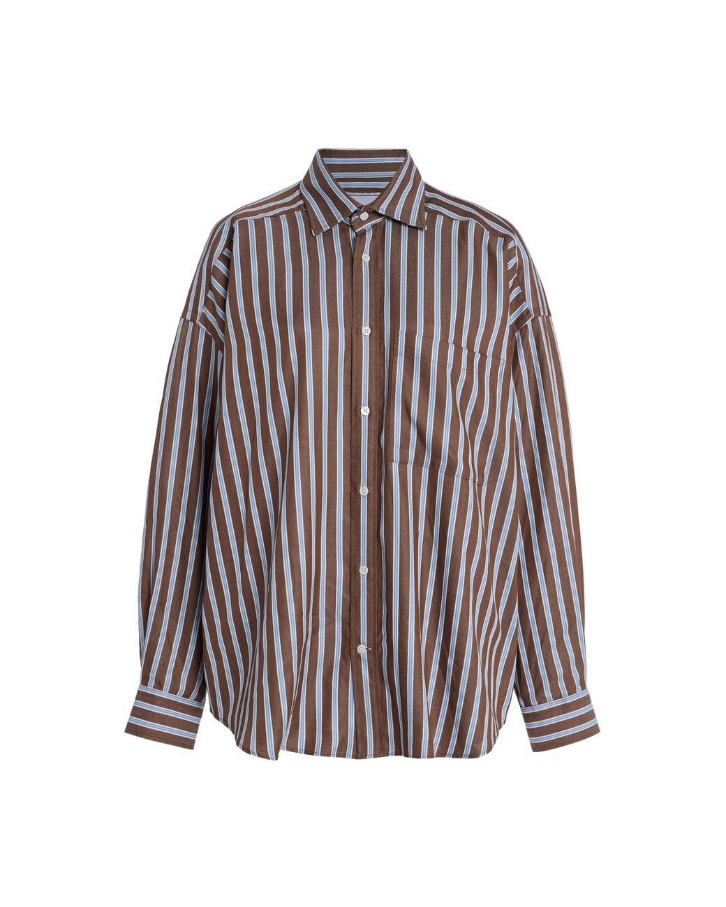 With Nothing Underneath Multicolor Exclusive The Weekend Striped Shirt