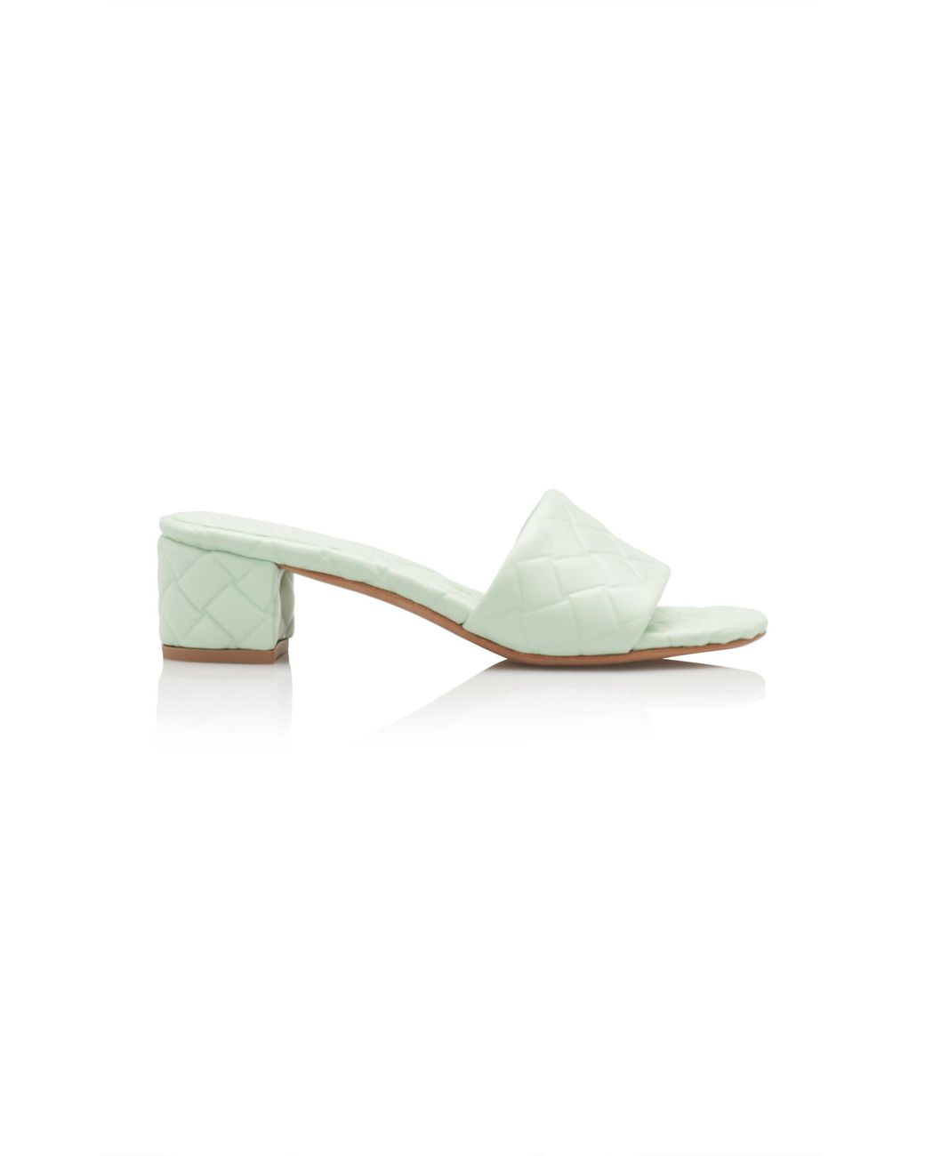 Bottega Veneta Green Amy Padded Sandals