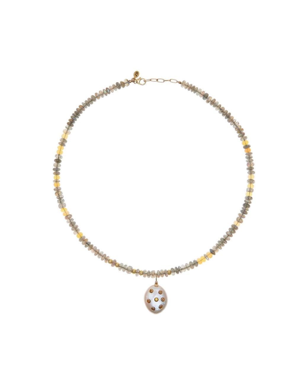 Joie Gray 18K Sapphire Pearl Necklace