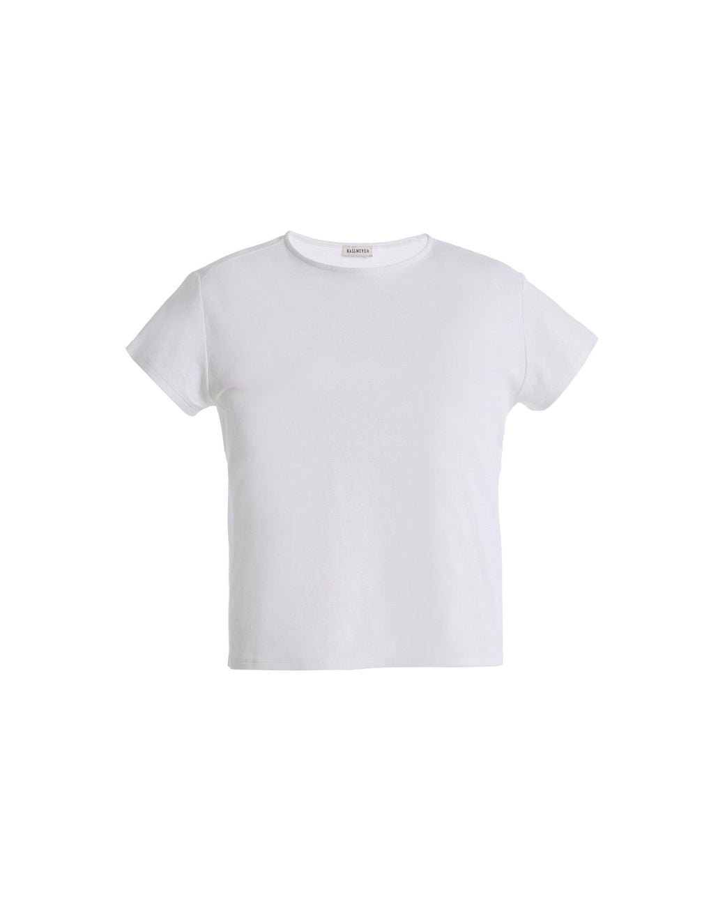 Kallmeyer White Willa Cotton Baby Tee
