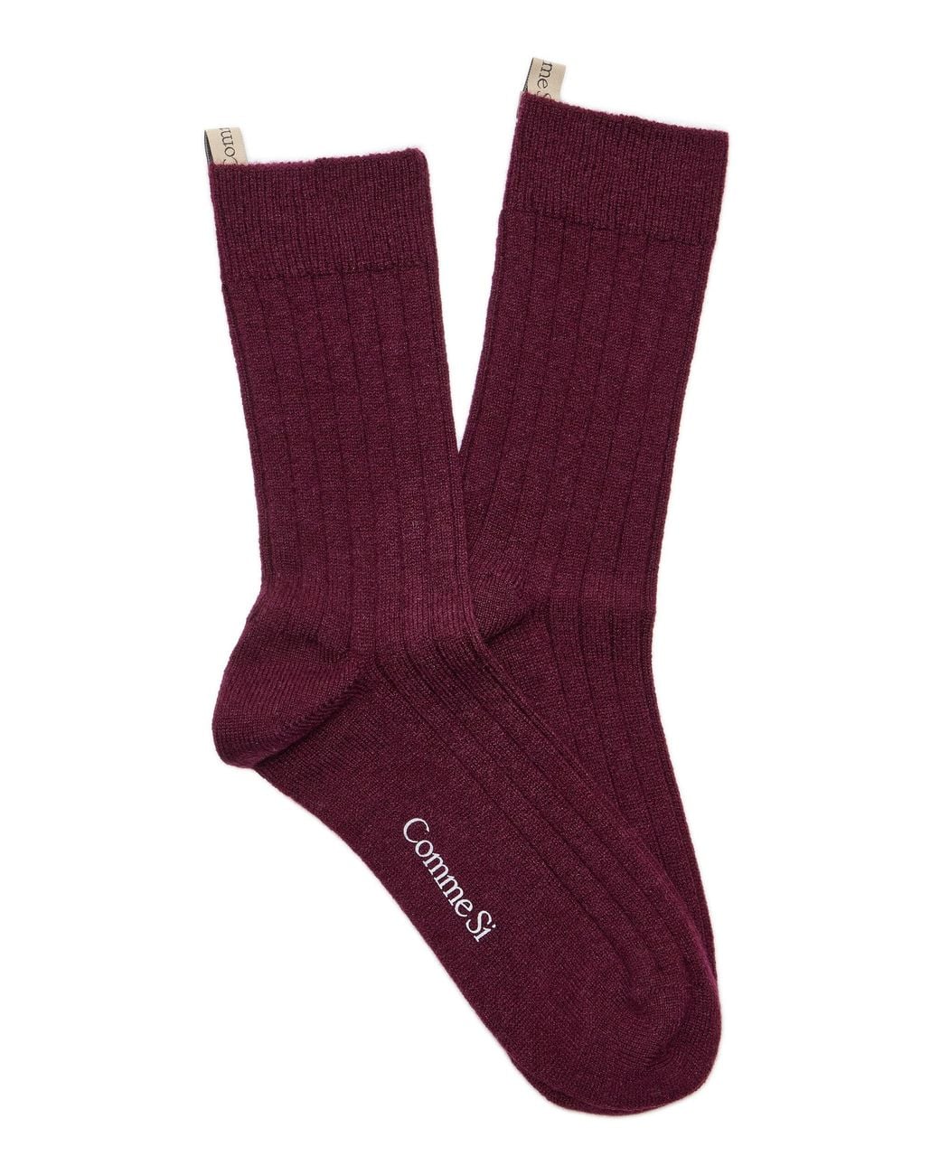 Comme Si Purple The Cashmere Sock