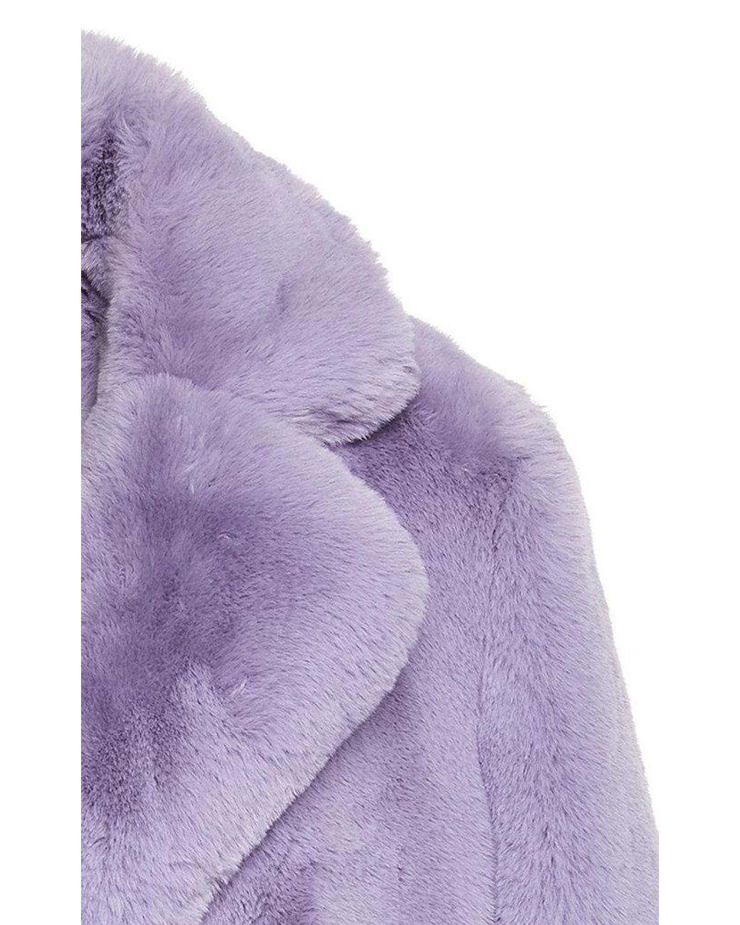 Apparis Siena Faux Fur Coat in Purple 