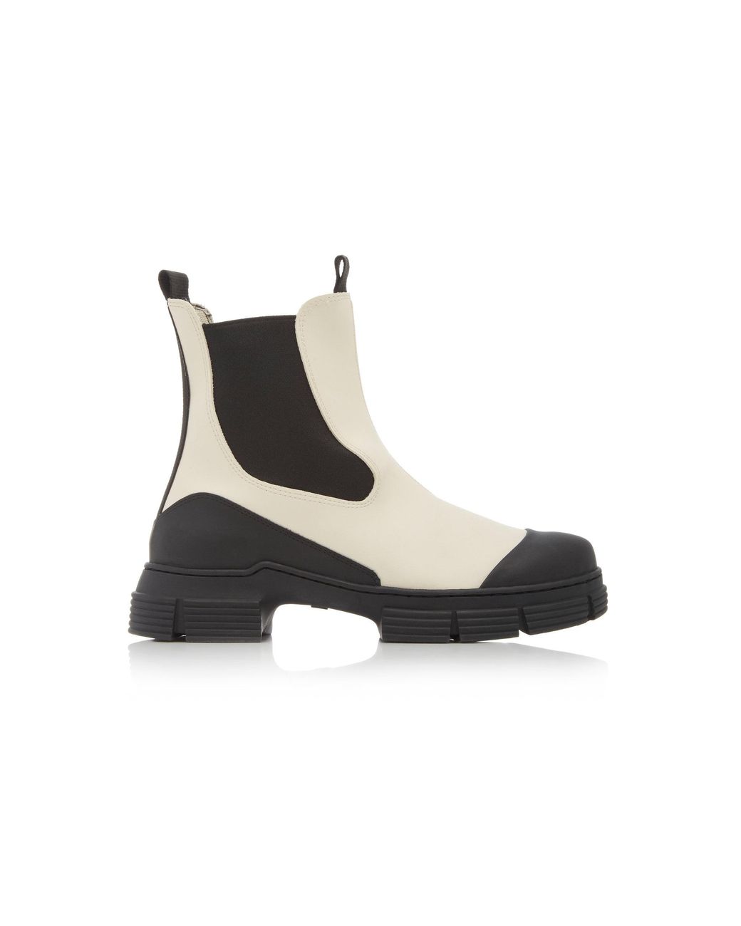 Ganni Recycled Rubber Boots in White | Lyst