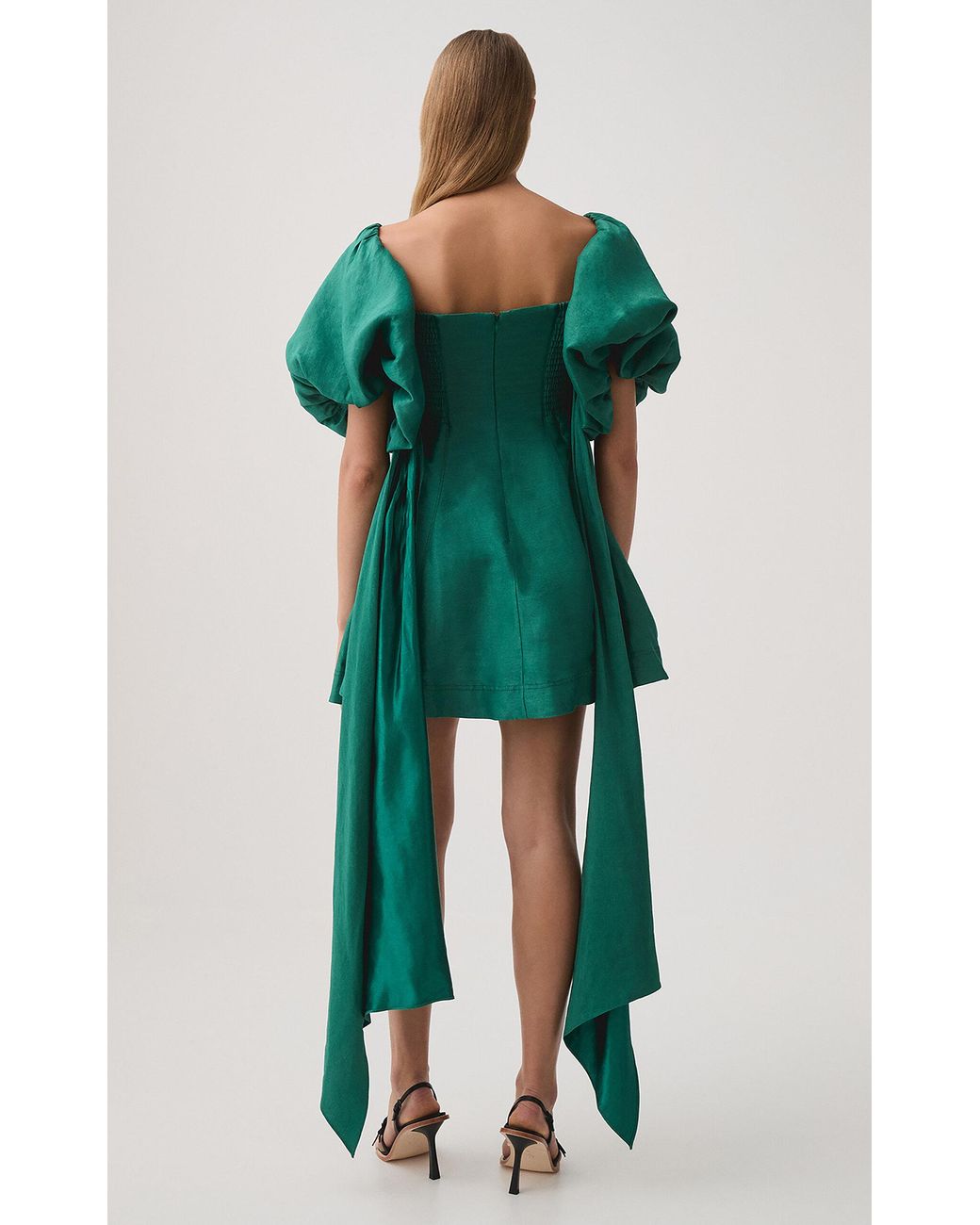 aje concept dress green Aje. Incarnation Mini in Midi dress