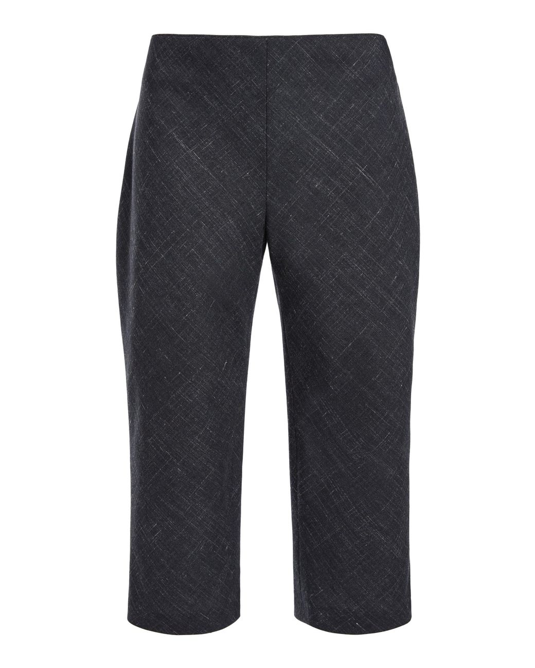 Christopher Esber Blue Banyan Wool-Linen Capri Pants