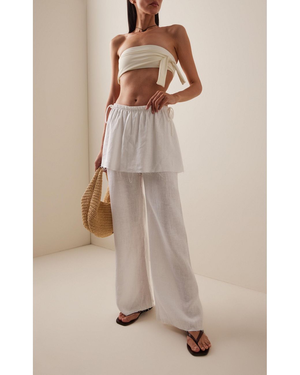 Mare Perpetua White Whisper Linen Pants