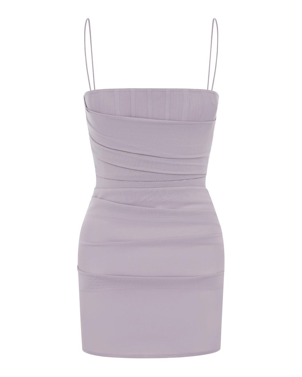 Alex Perry Power Mesh Mini Dress in Purple | Lyst UK