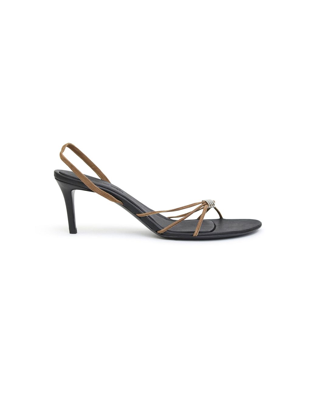 Christopher Esber Metallic Giro Leather Heels