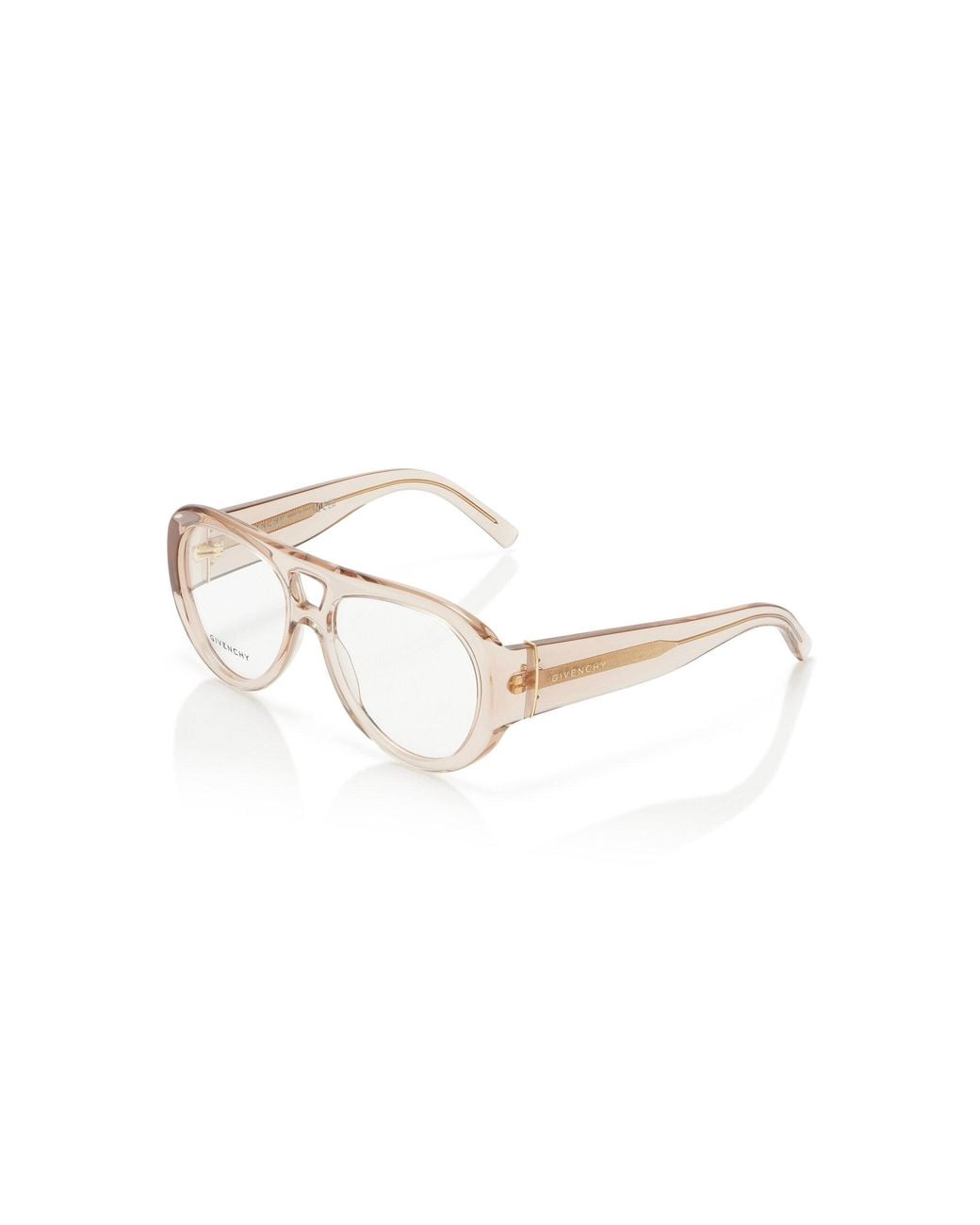 Givenchy Pink Bold Round-Frame Acetate Optical Glasses