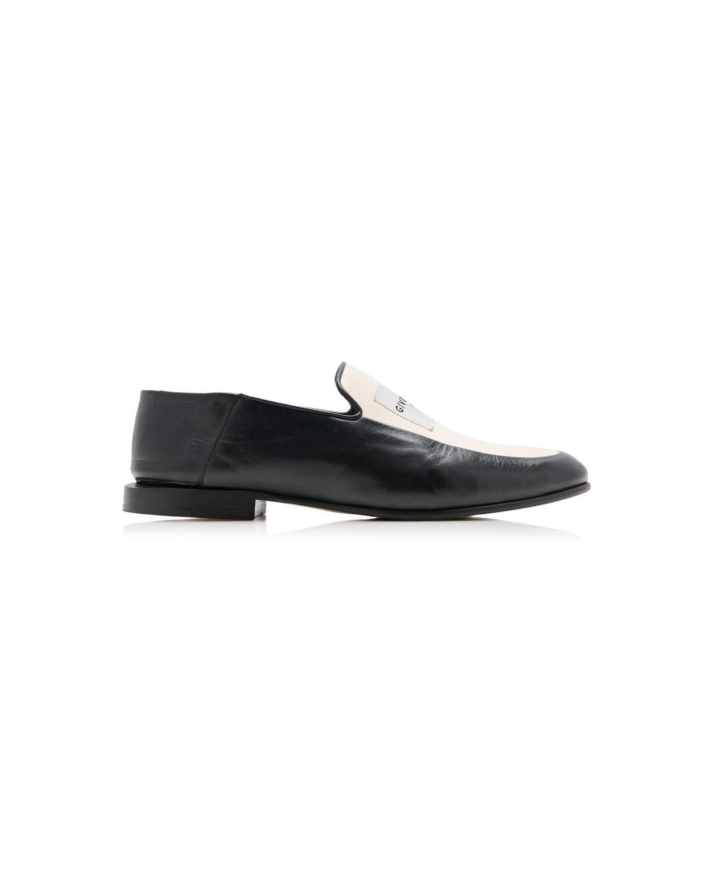 Givenchy Black Collapsable Canvas Loafers