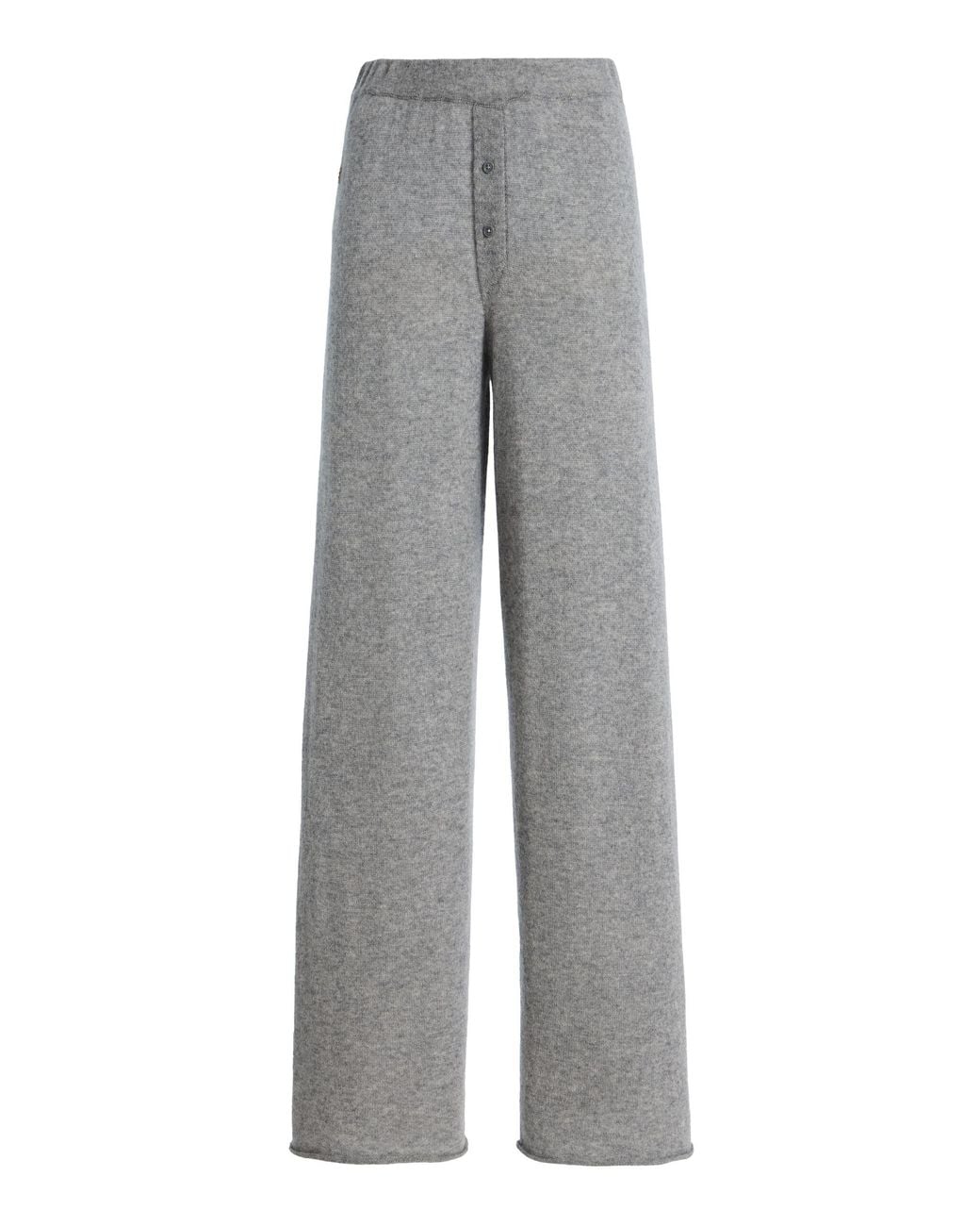 ÉTERNE Gray Cruz Cashmere Pants