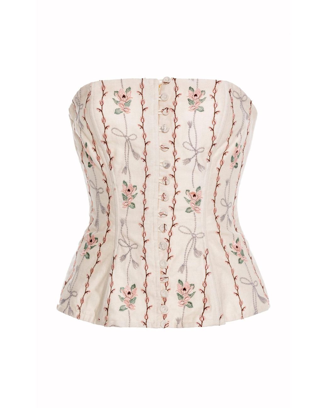 Agua Bendita Natural Abelia Navegante Linen Top