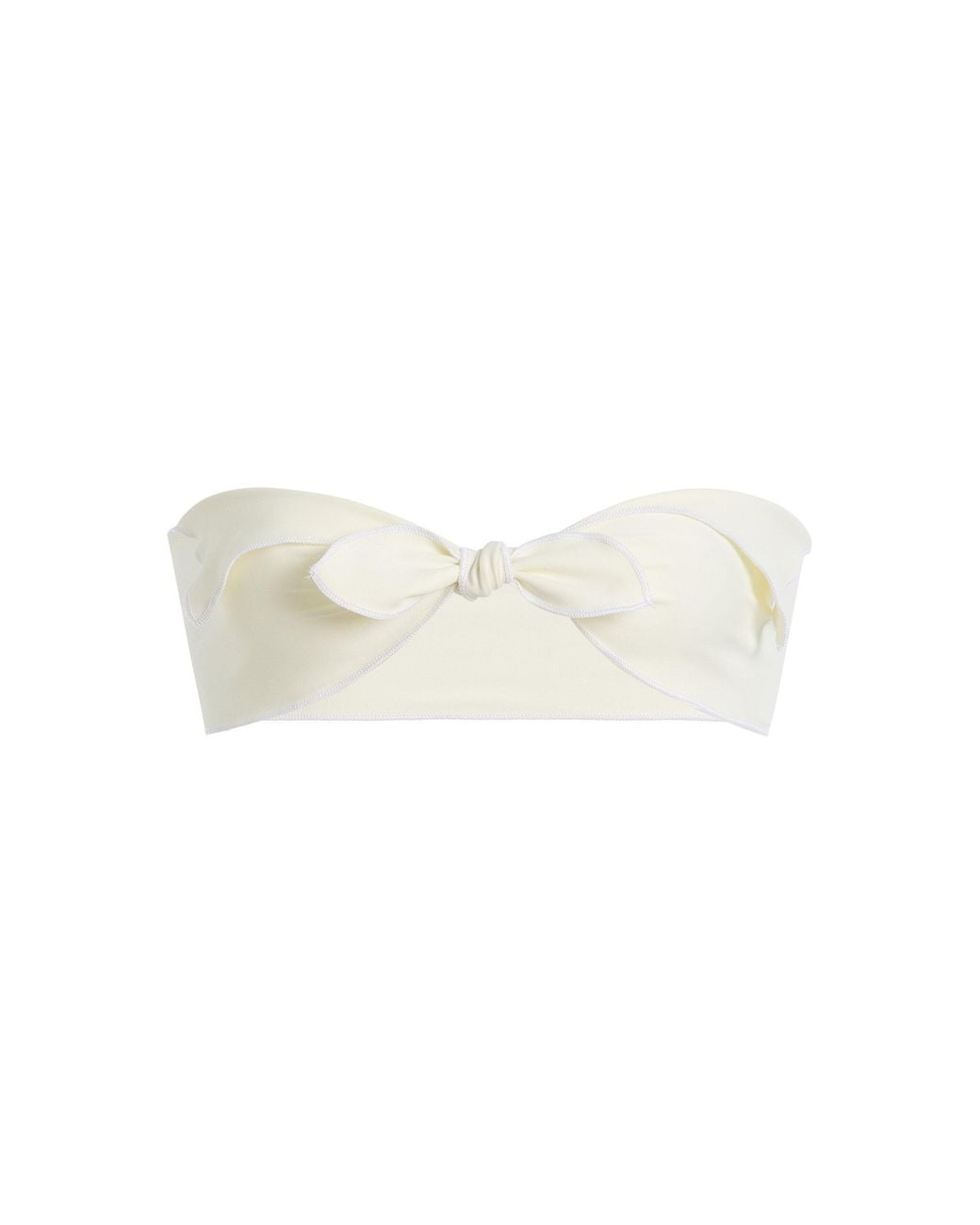 Mare Perpetua White Bandana Bikini Top