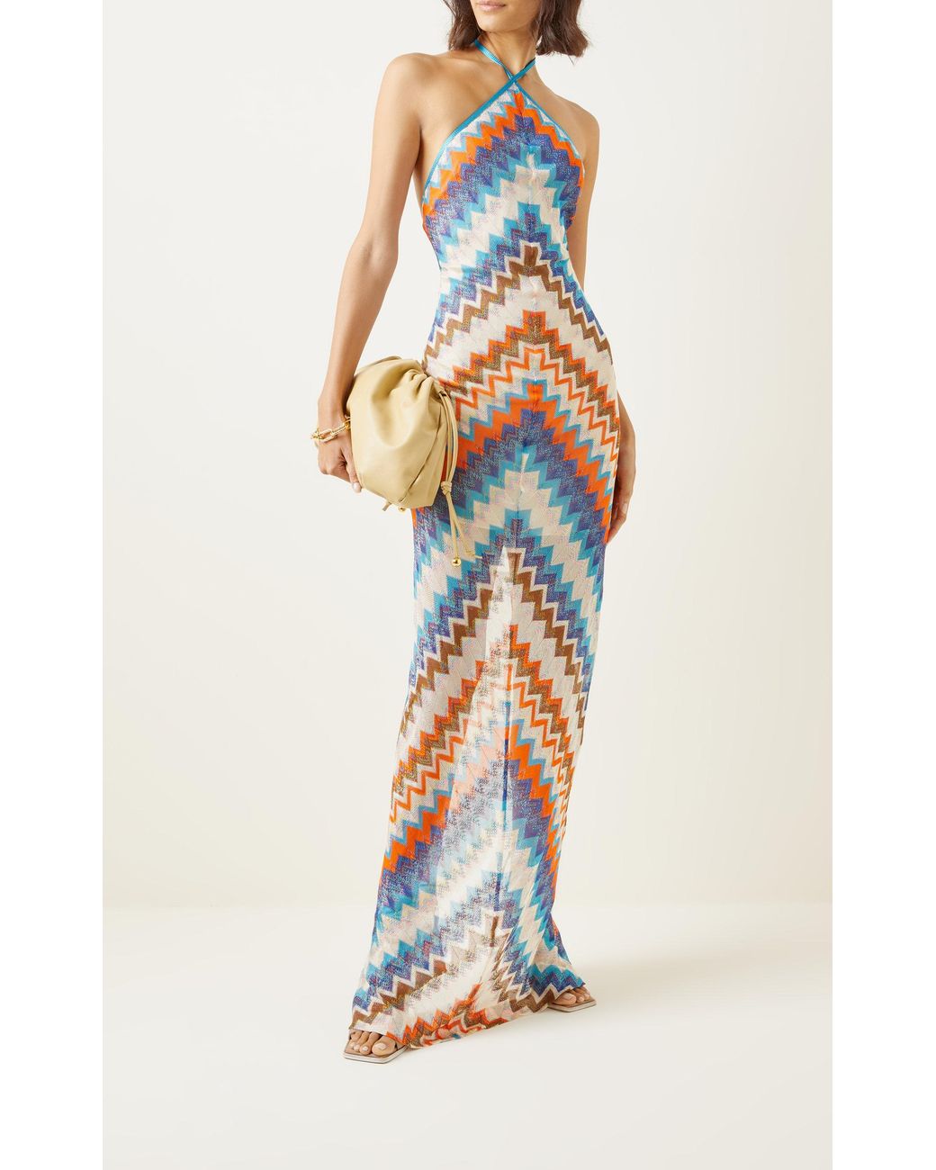 Alexis Celestine Chevron-knit Maxi 
