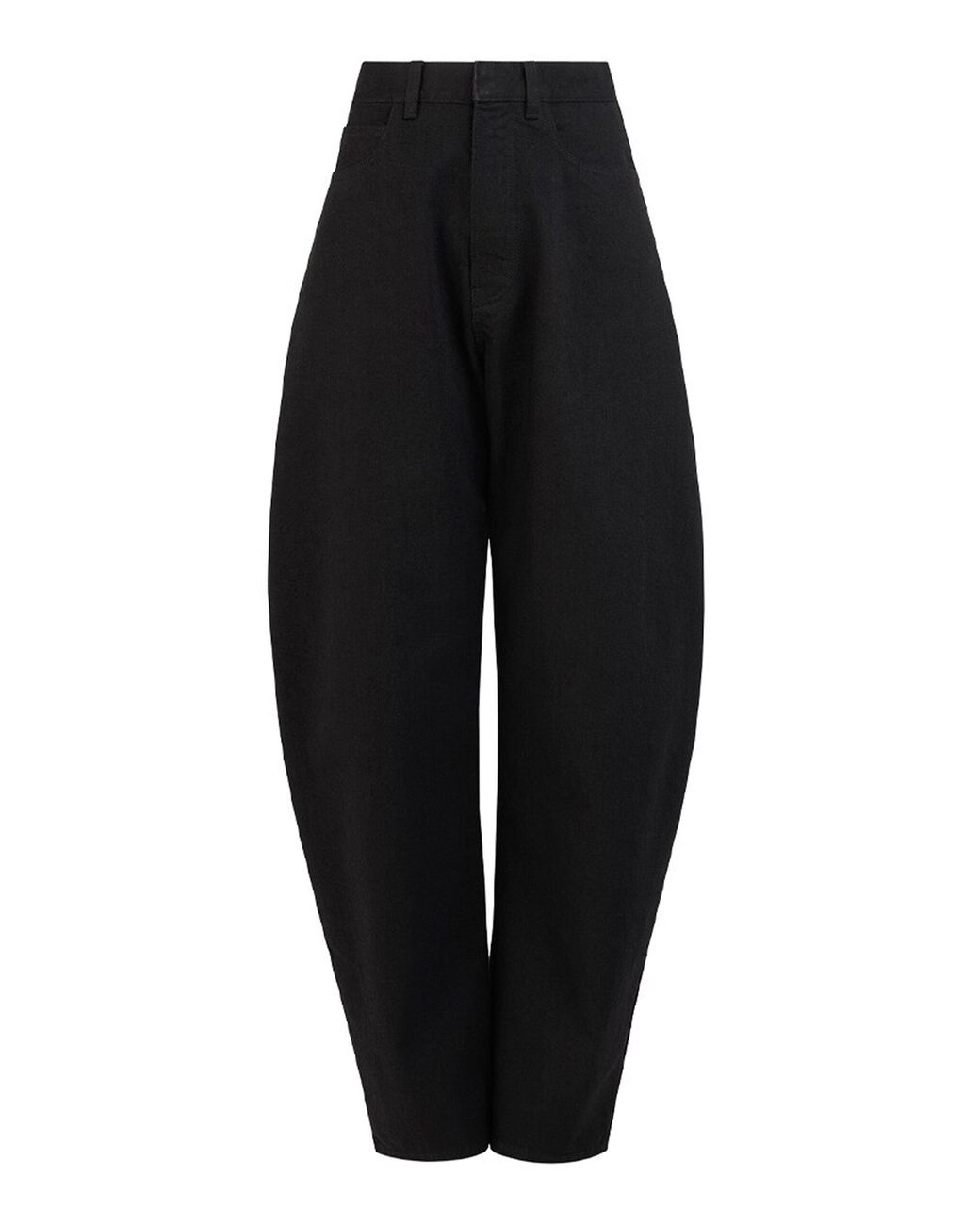 Alaïa Black Round Denim Pants