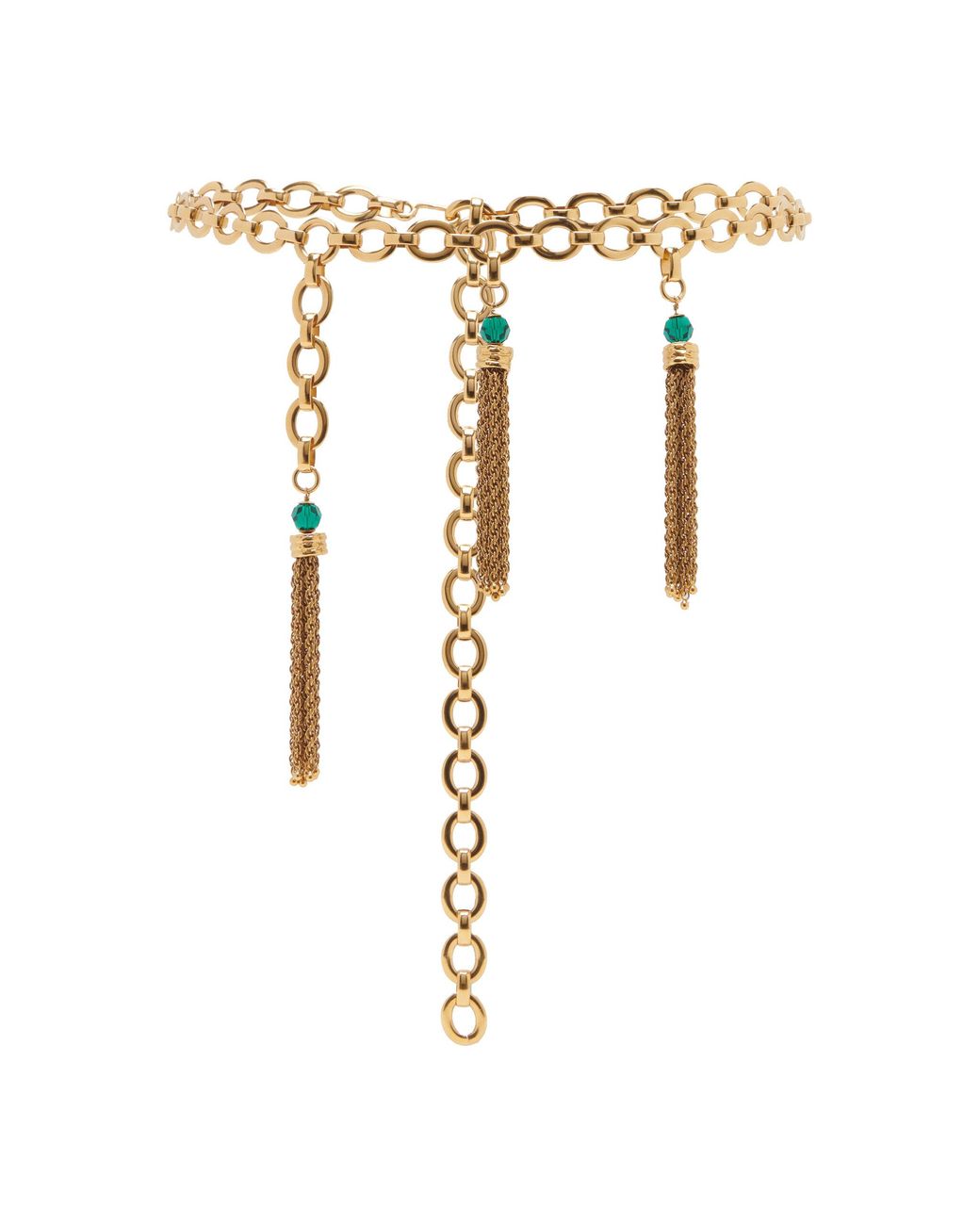 Chloé Embellished Gold-tone Chain Belt in Metallic | Lyst