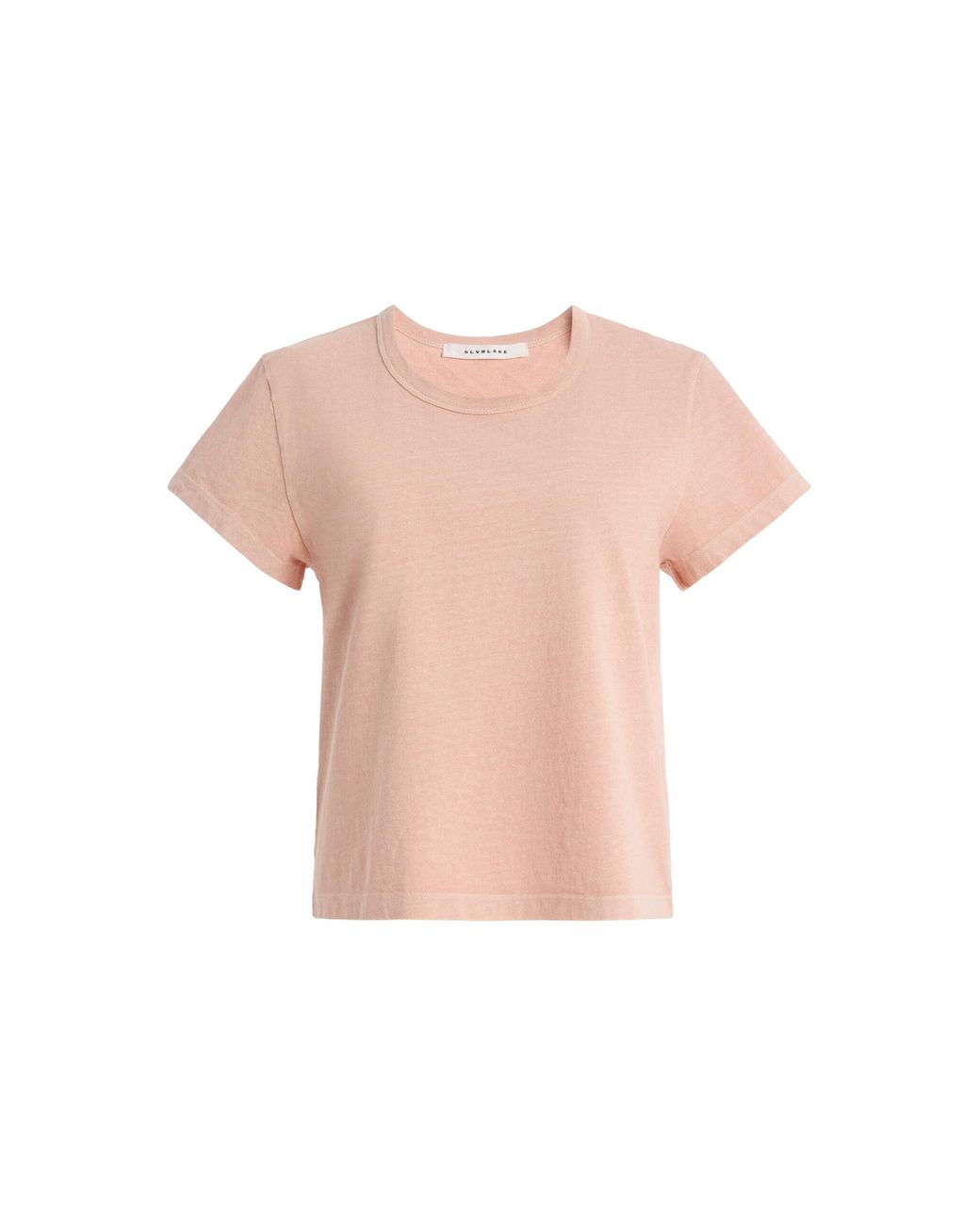 SLVRLAKE Denim Pink Easy Cotton T-Shirt