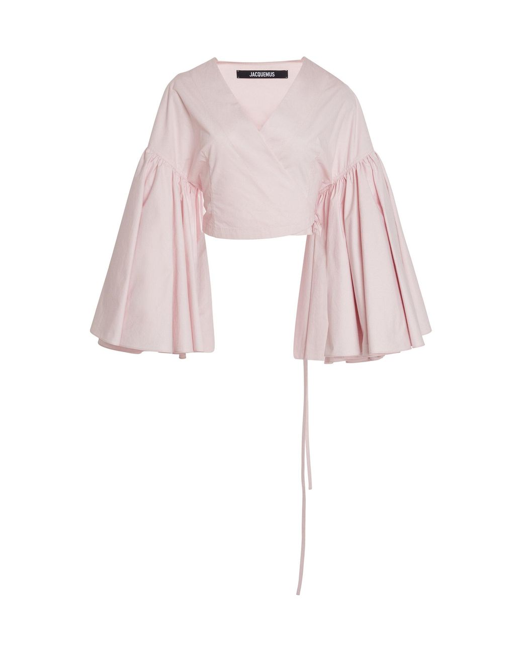 Jacquemus Pink The Paysan Cotton Wrap Top