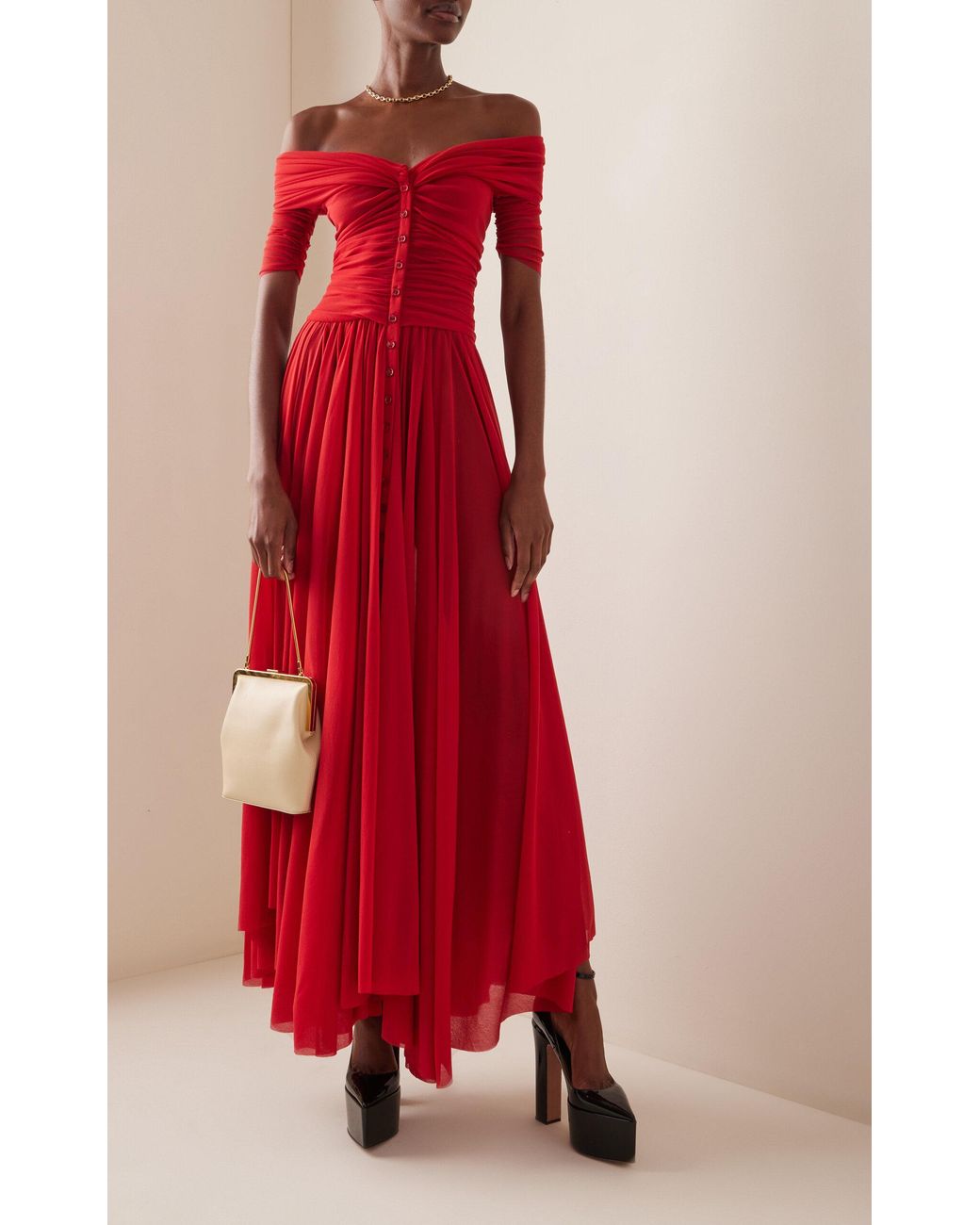 ワンピース PHILOSOPHY DI LORENZO SERAFINI Woman Dress Red 04445721 0142 Philosophy di Lorenzo Serafini - Red checkered dress