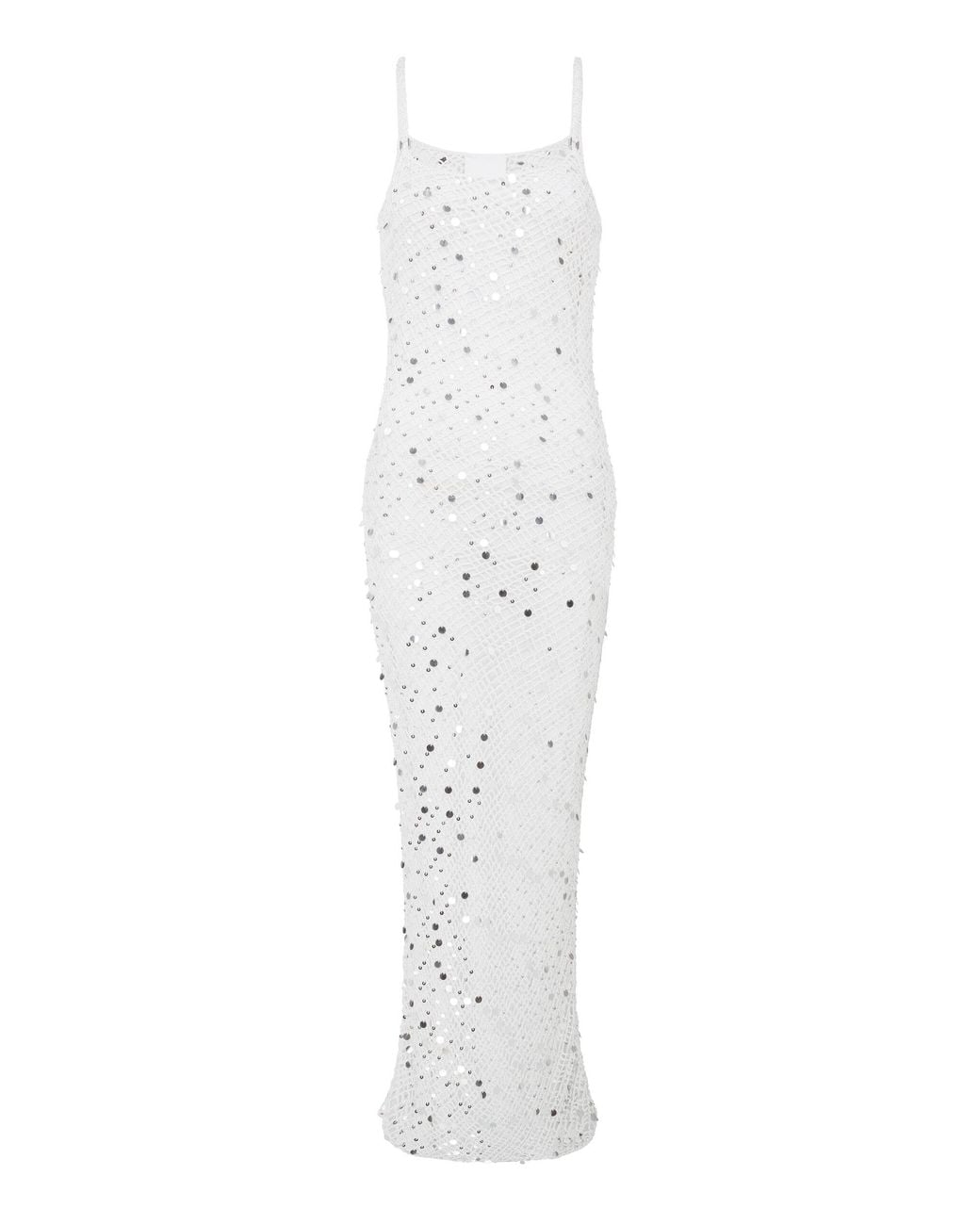 Paris Georgia Basics Vera Sequined-Crochet Dress And Shrug in White | Lyst  Canada