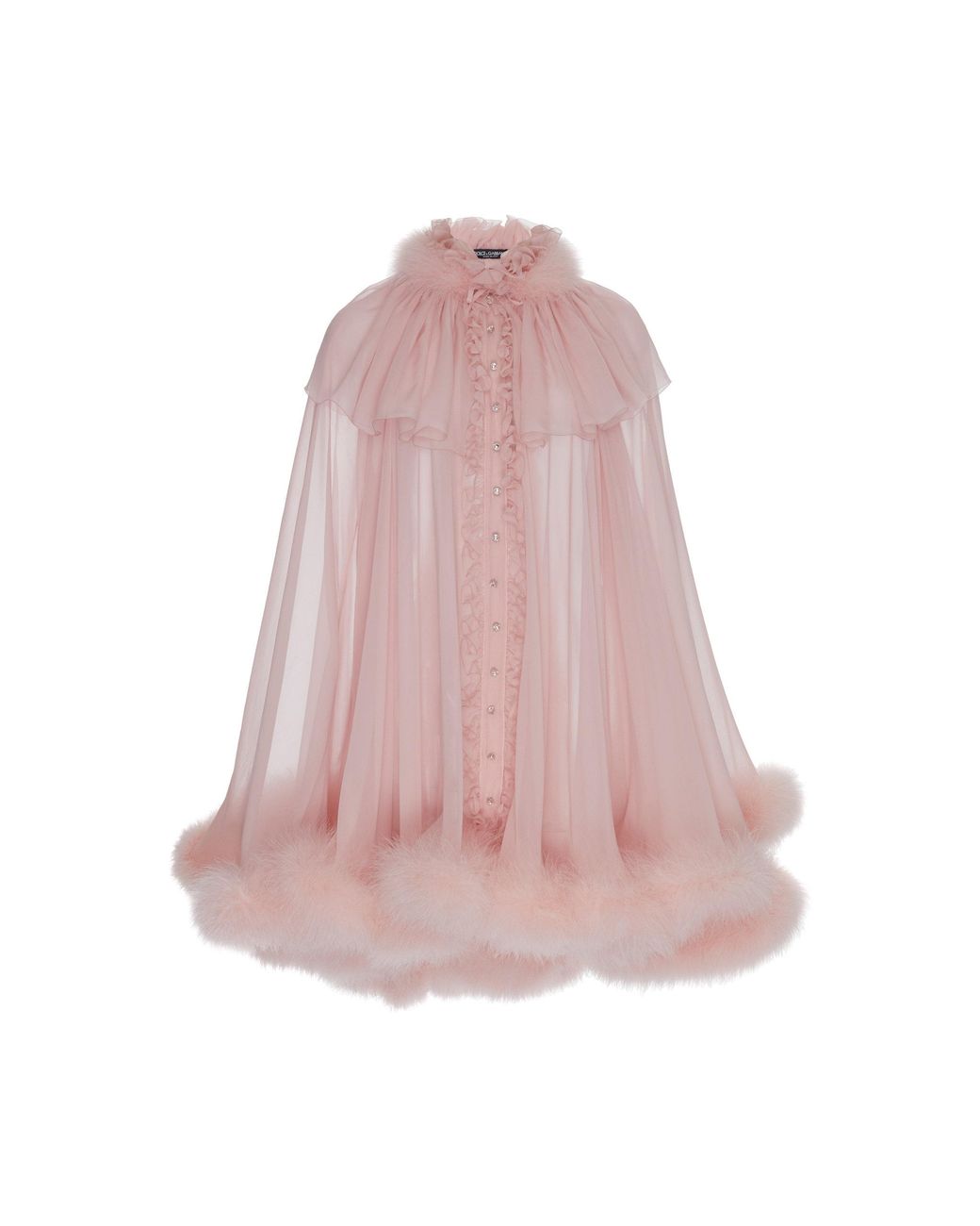 Sheer outlet chiffon cape
