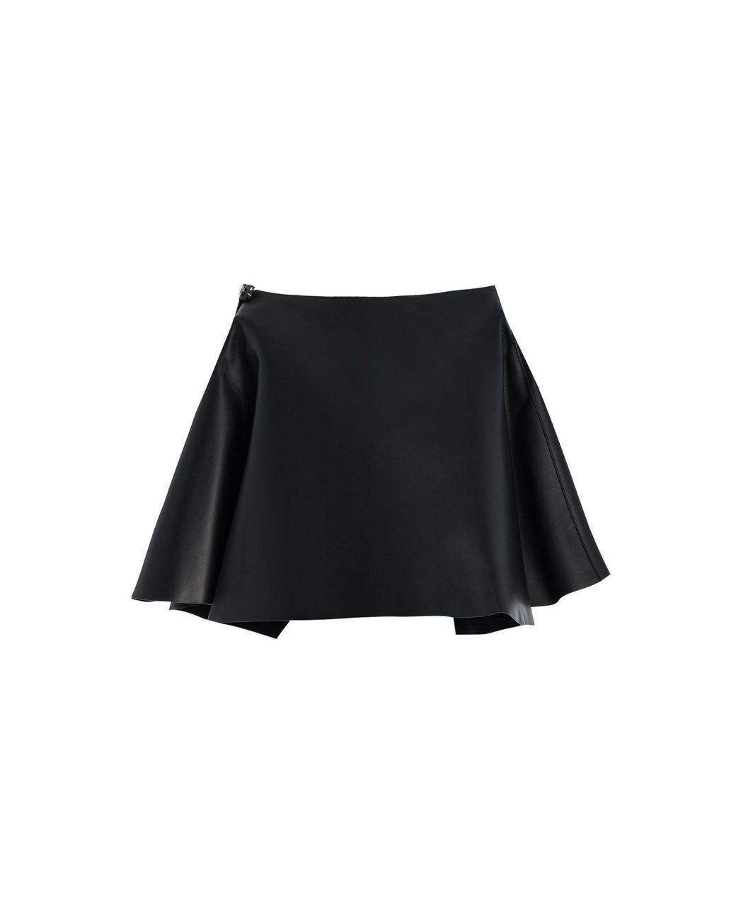 【J W ANDERSON】Circle Leather Skirt Black JW Anderson Circle Leather Miniskirt in Black | Lyst