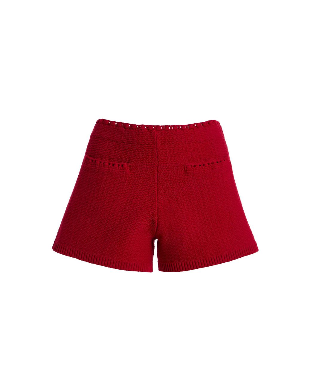 Posse Red Harlan Knit Mni Shorts