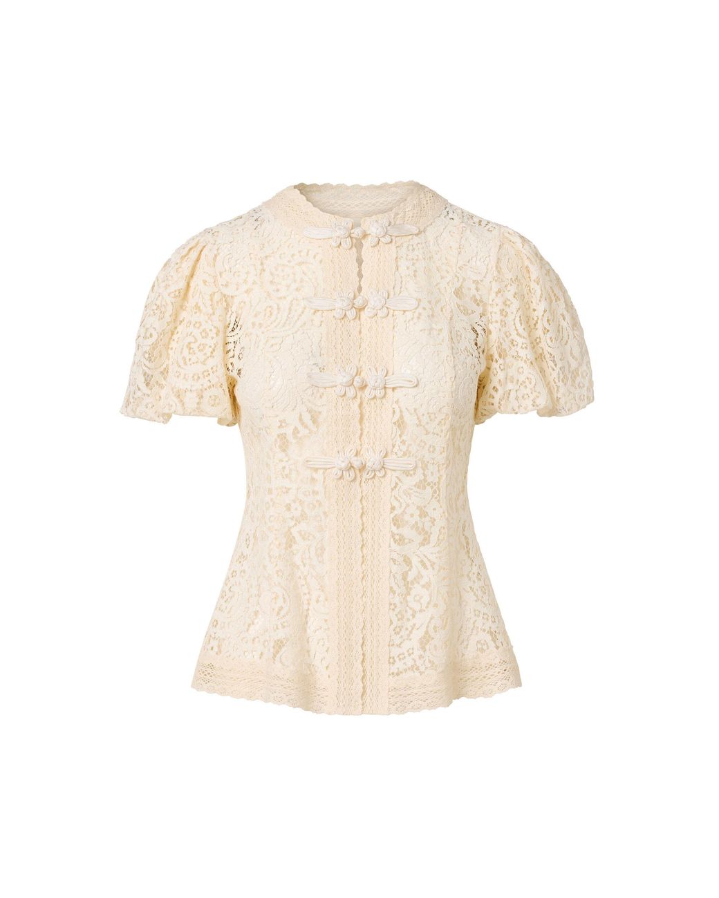 ROAME. White Augusta Lace Top