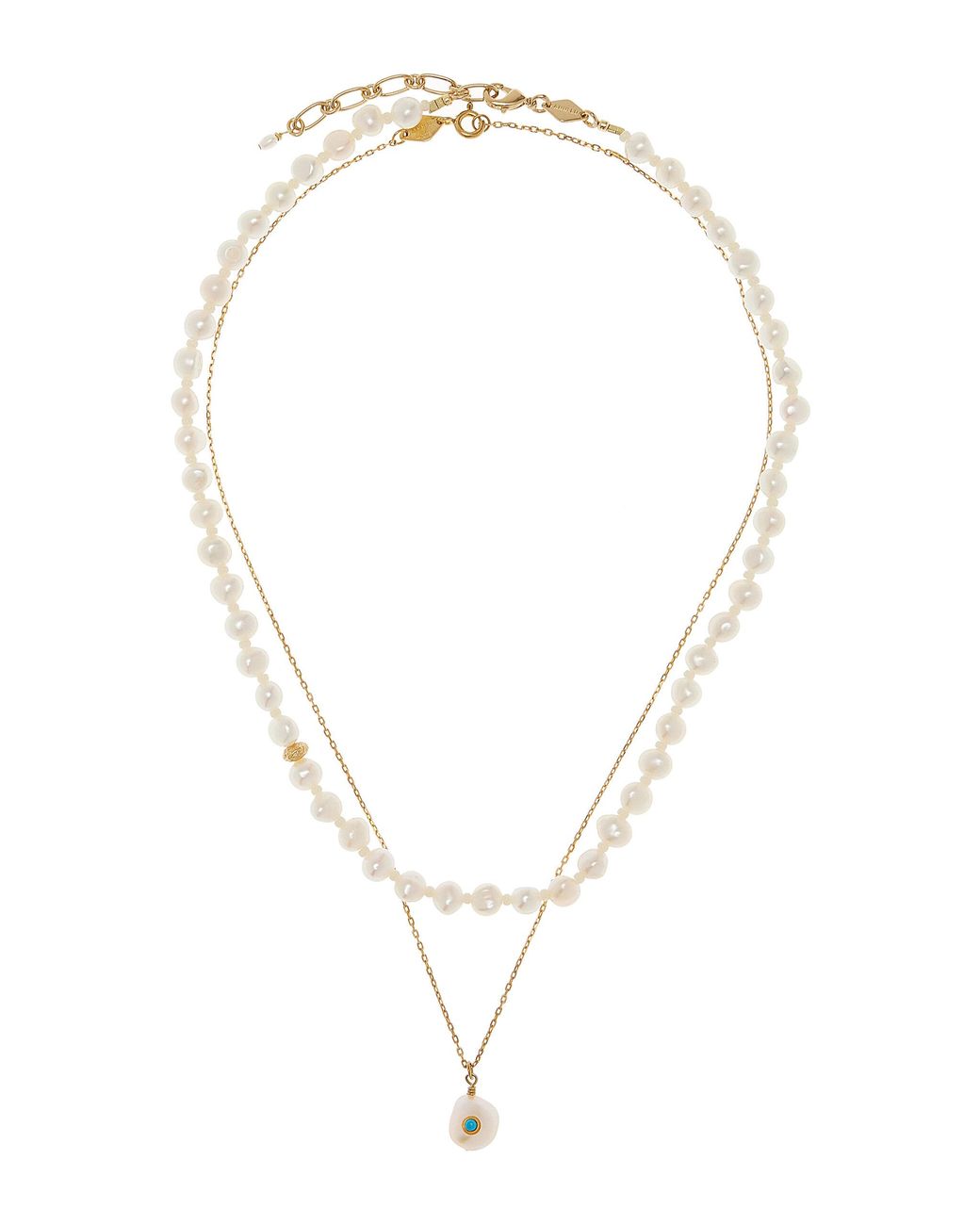 Anni lu shop pearl necklace