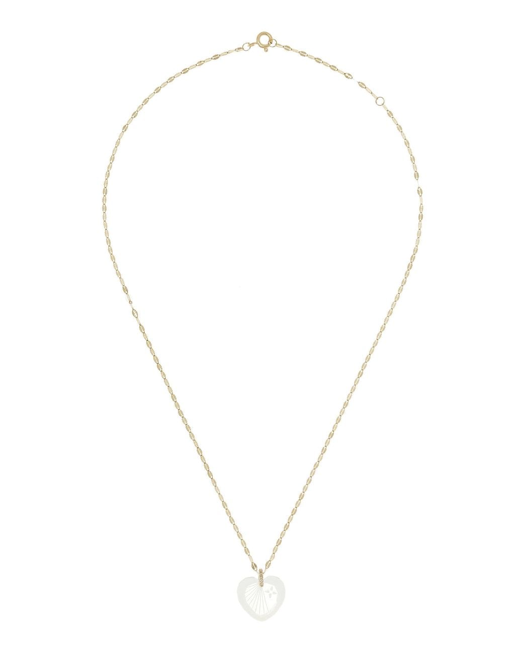 Pascale Monvoisin Metallic Gabin 9k Gold Crystal And Diamond Necklace