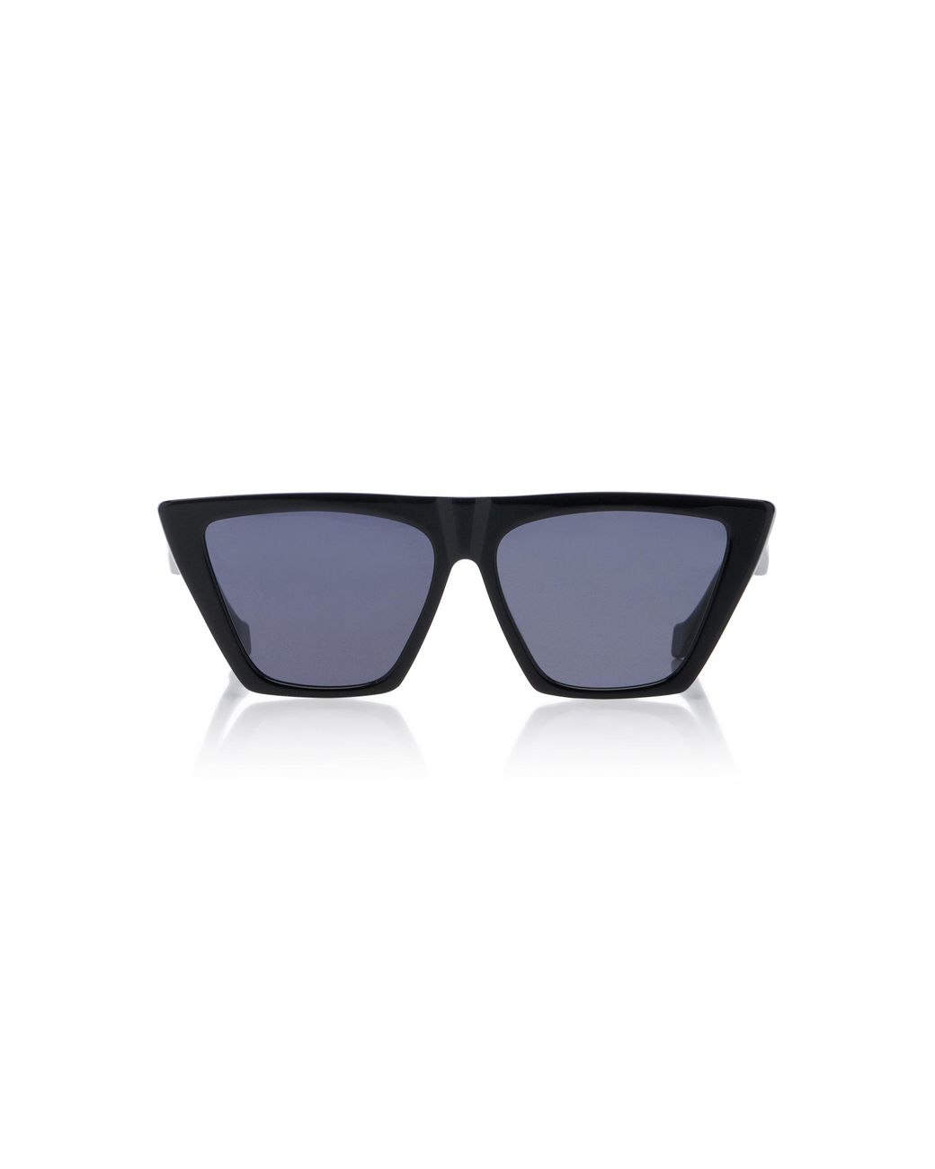 TOL Eyewear Trapezium Grande Solid Cateye Acetate Sunglasses in Blue